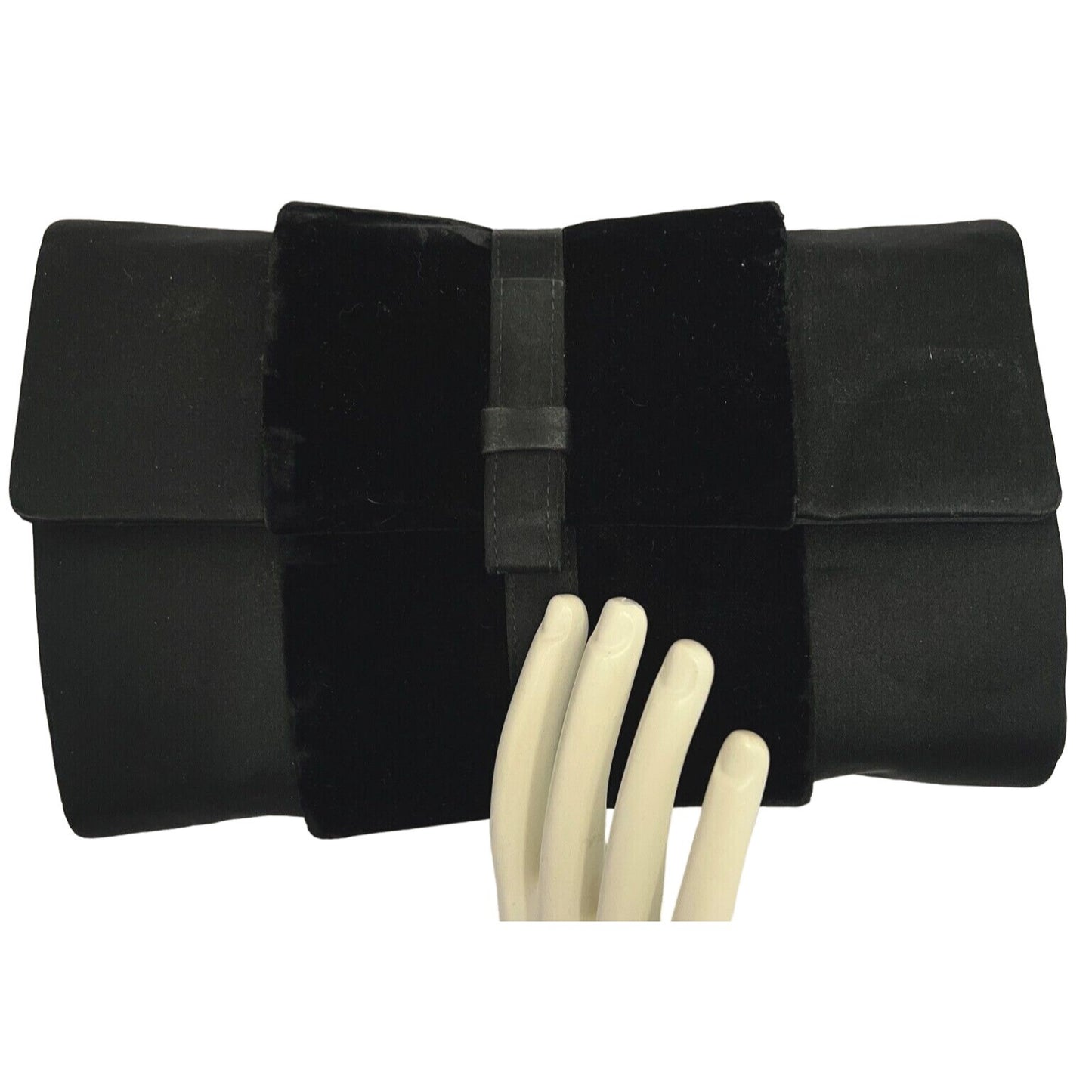 1950's G. Gucci silk & velvet clutch