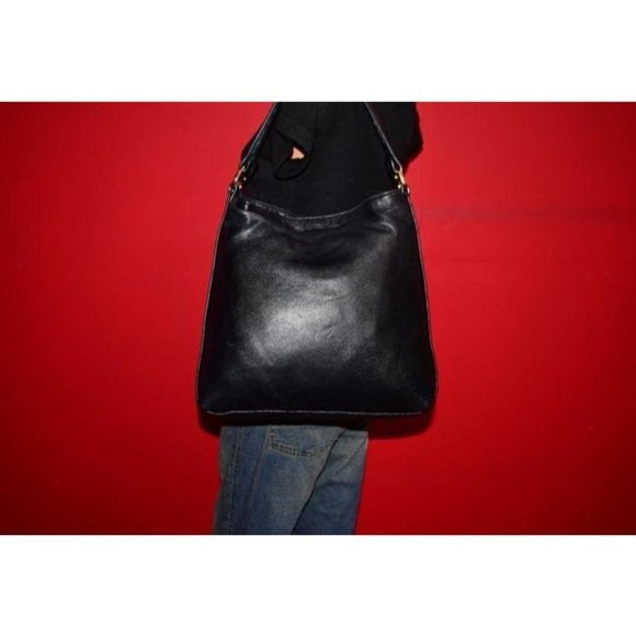 Michael Kors Black Textured XL Hobo Style Bag