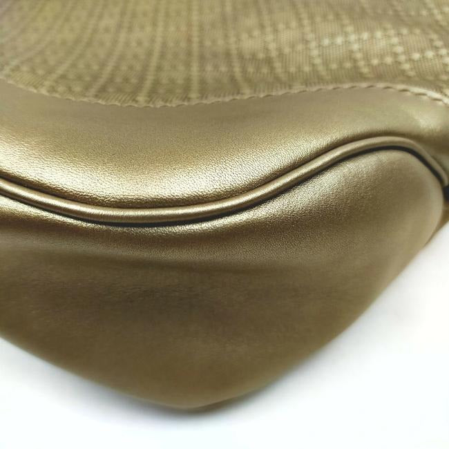 Gucci Metallic Gold Diamante Leather Jackie 1961 XL Hobo