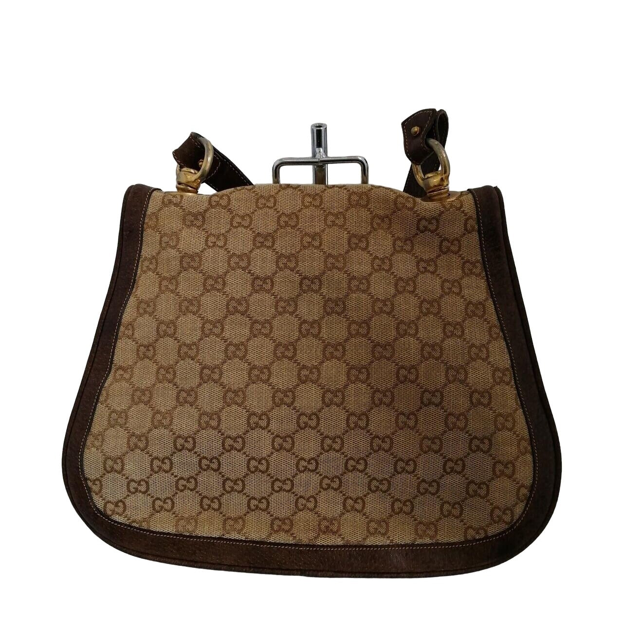 Gucci brown Guccissima print Blondie saddle bag