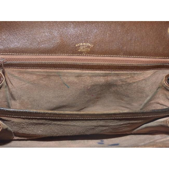 Gucci Brown Guccissima Print Leather Original Blondie Saddle Bag