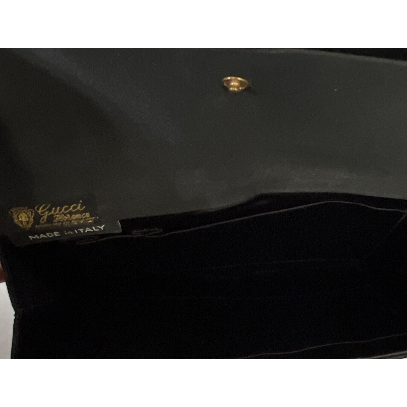 1950's G. Gucci silk & velvet clutch