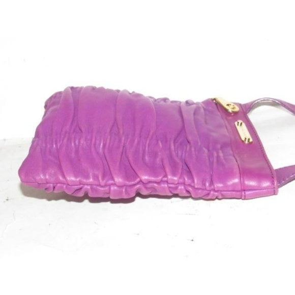 Michael Kors Plum Purple Ruched Shoulder Bag