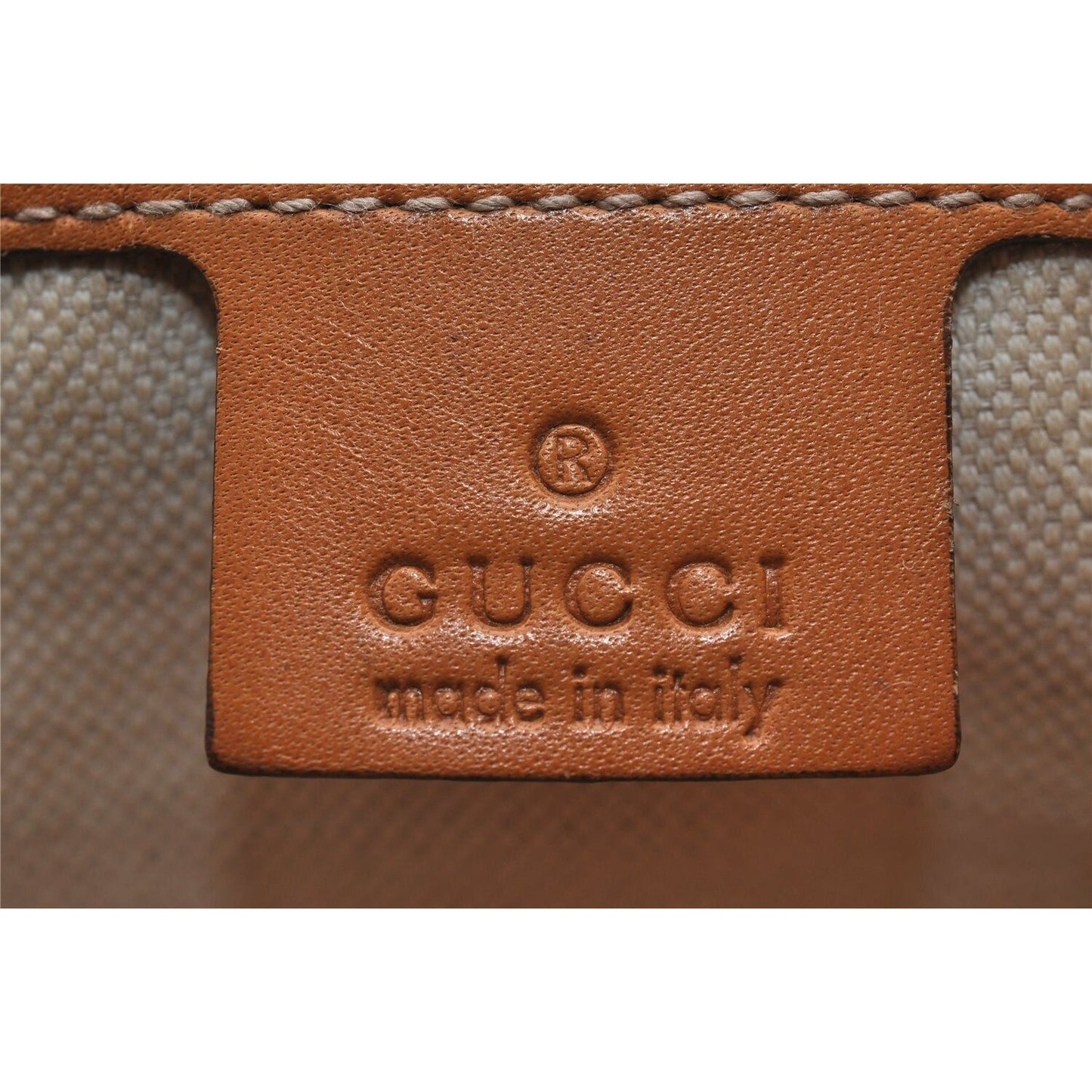 Gucci brown Guccissima Web Heritage XL Tote w red & green