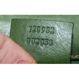 Gucci Ivy Green Leather Horse-bit Chain Top Handle Bag
