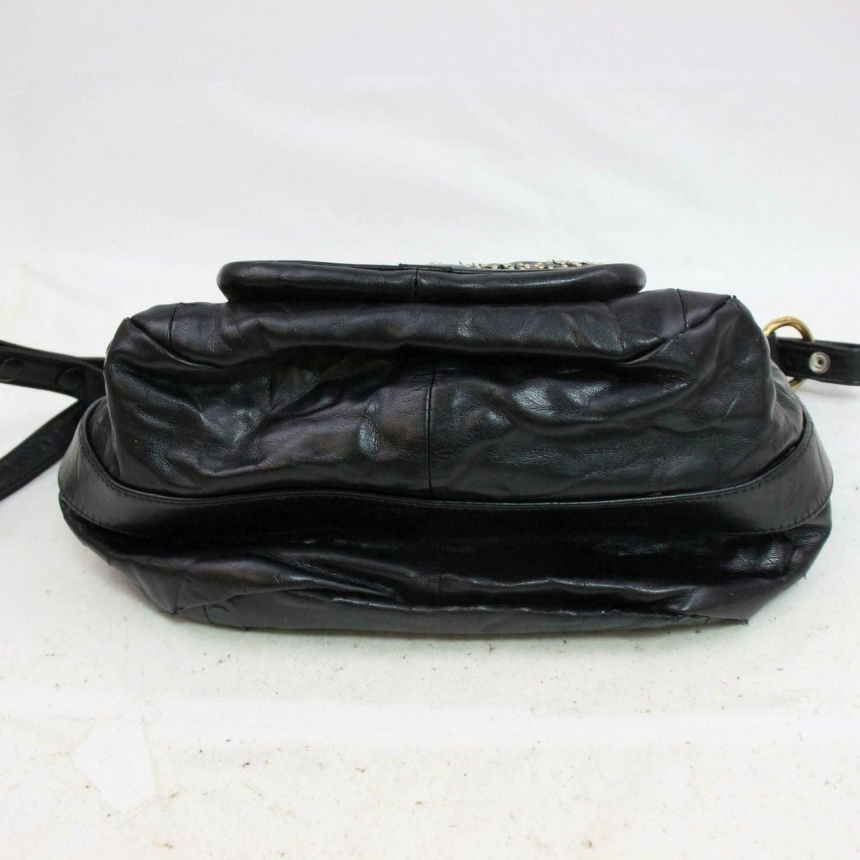 Chloé 'Eclipse' black leather two way-cross body/clutch