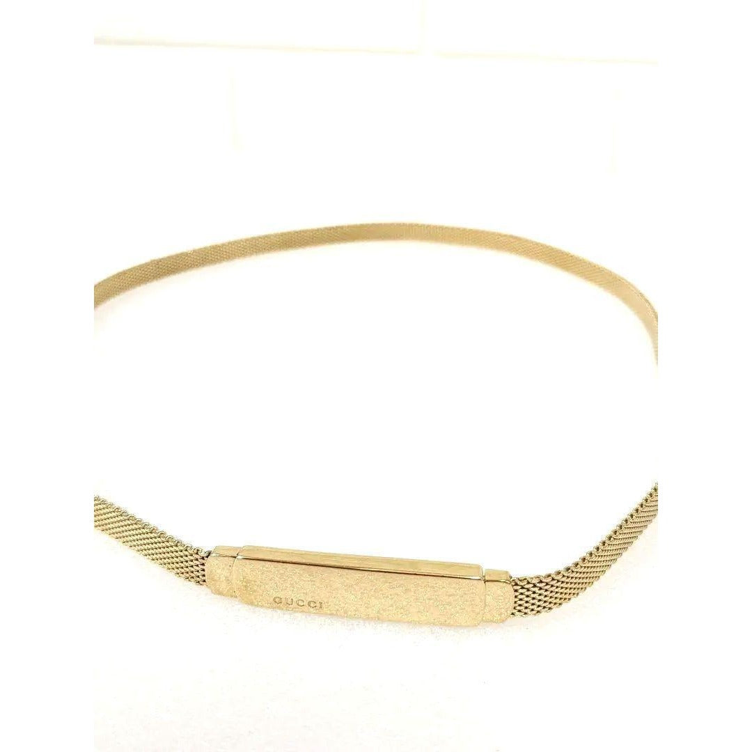 SALE! Gucci Tom Ford gold mesh .75" skinny belt