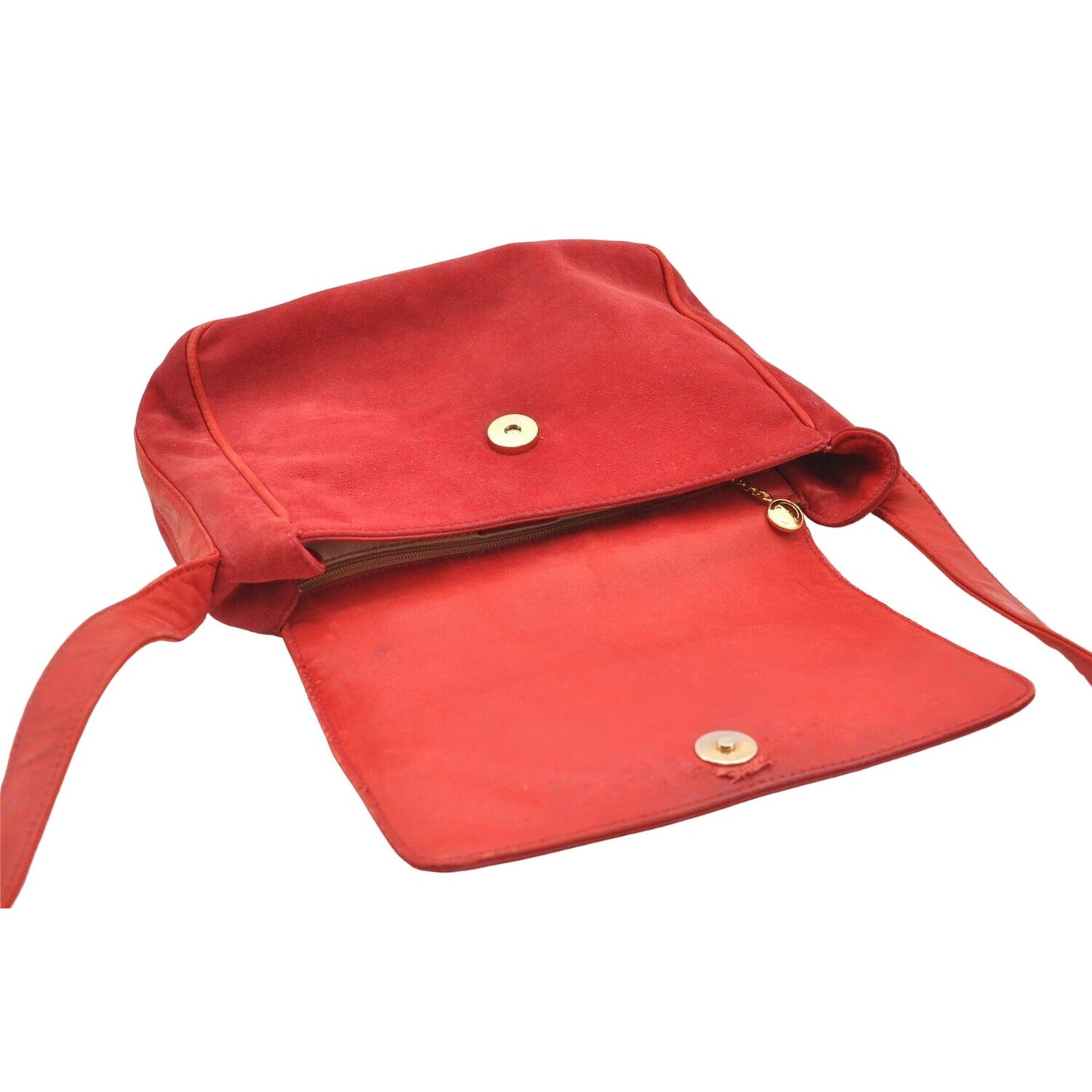 Gucci 1955 Horse-bit red leather & suede cross body