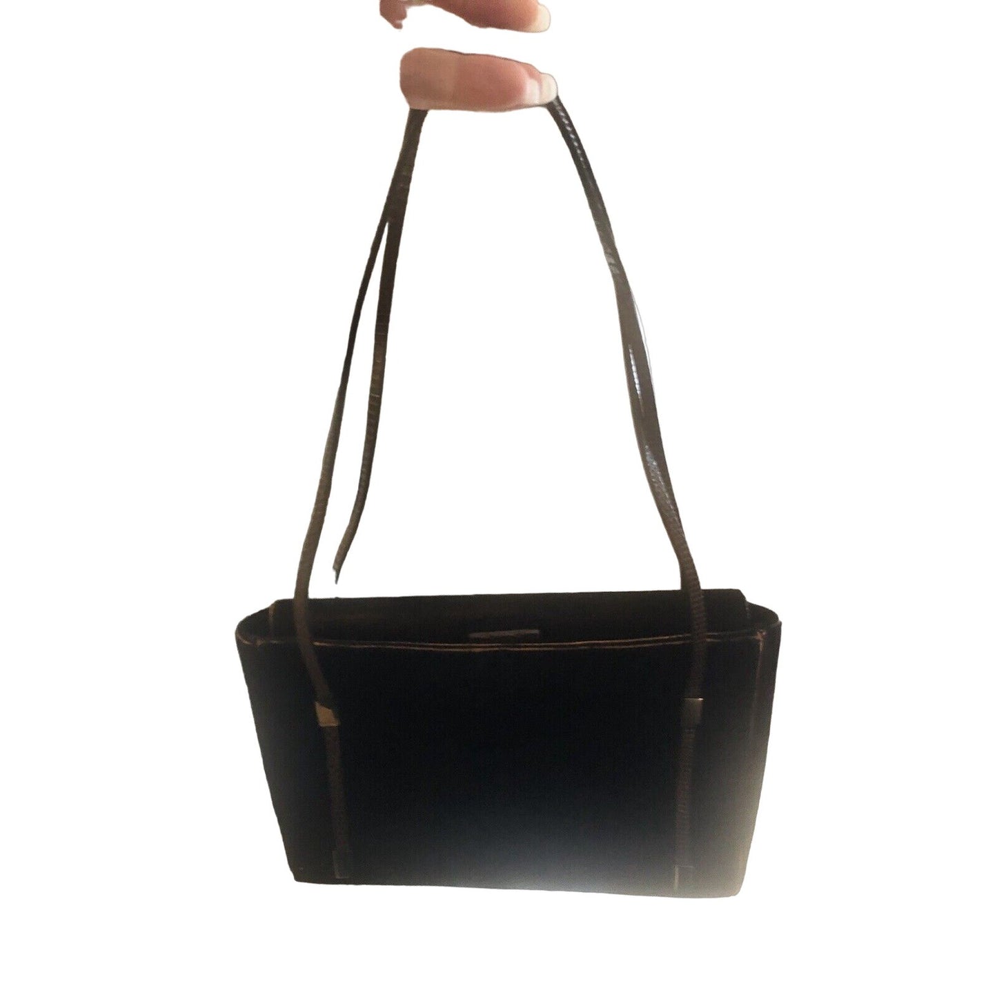 Gucci velvet purse with python straps