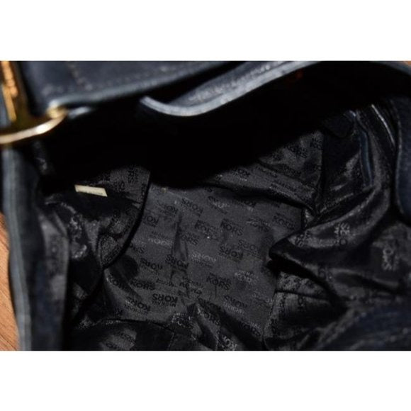 Michael Kors Black Textured XL Hobo Style Bag