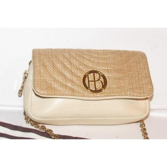 Henri Bendel Buttery Soft Ivory Leather Crossbody