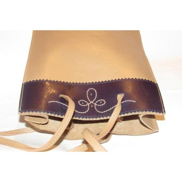 Furla Camel and Brown Leather Petite Tote