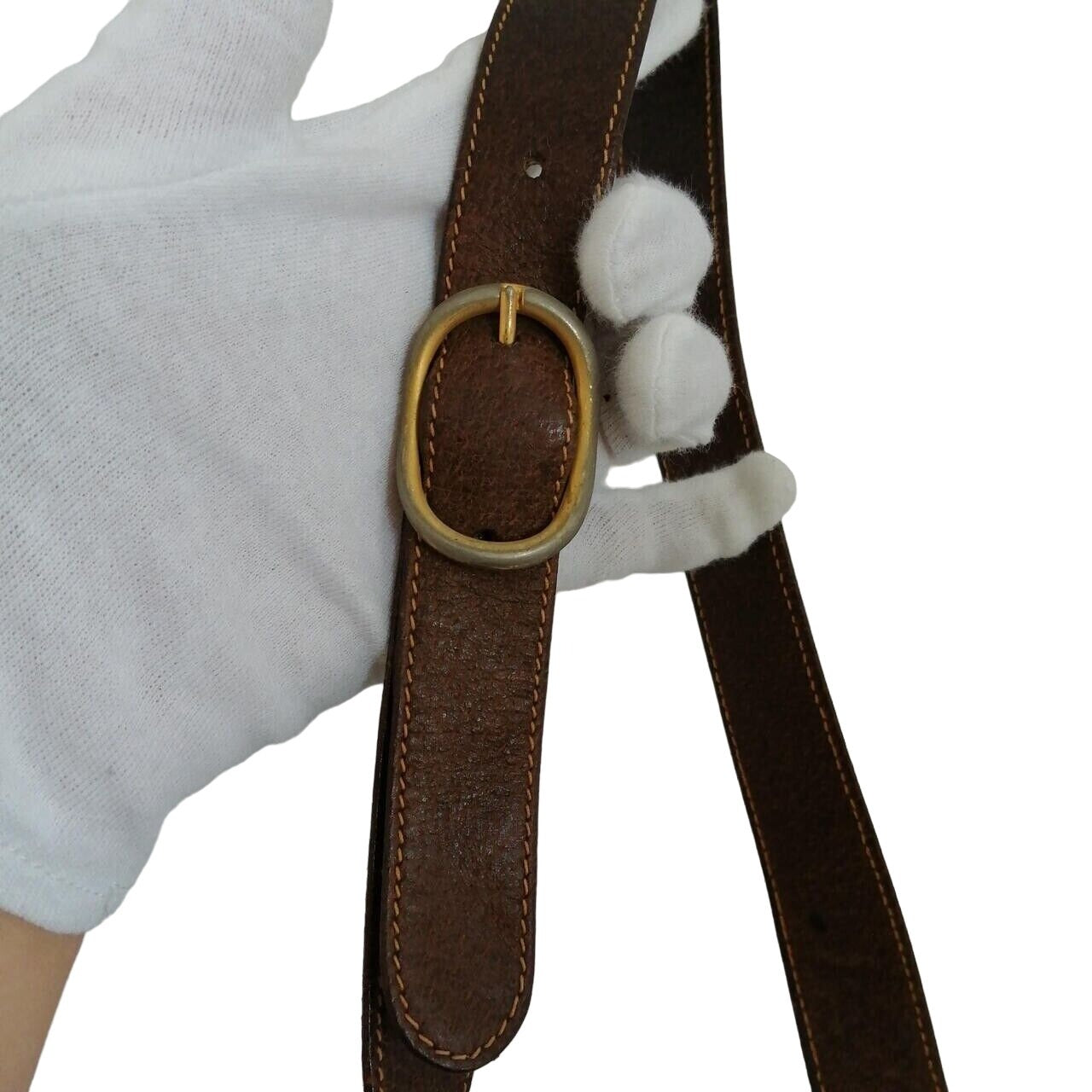 Gucci brown Guccissima print Blondie saddle bag