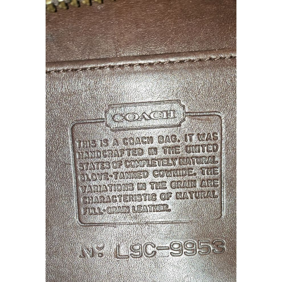Coach USA brown leather Legacy 9953 bucket bag cross-body
