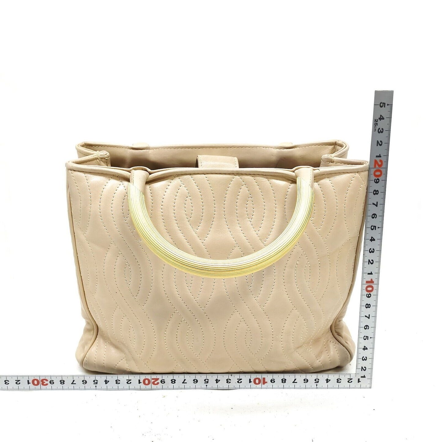 Fendi quilted 'pasta' pink lambskin leather satchel w gold metal handles