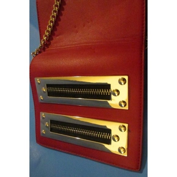 Michael Kors Red Envelope Flap Top Crossbody