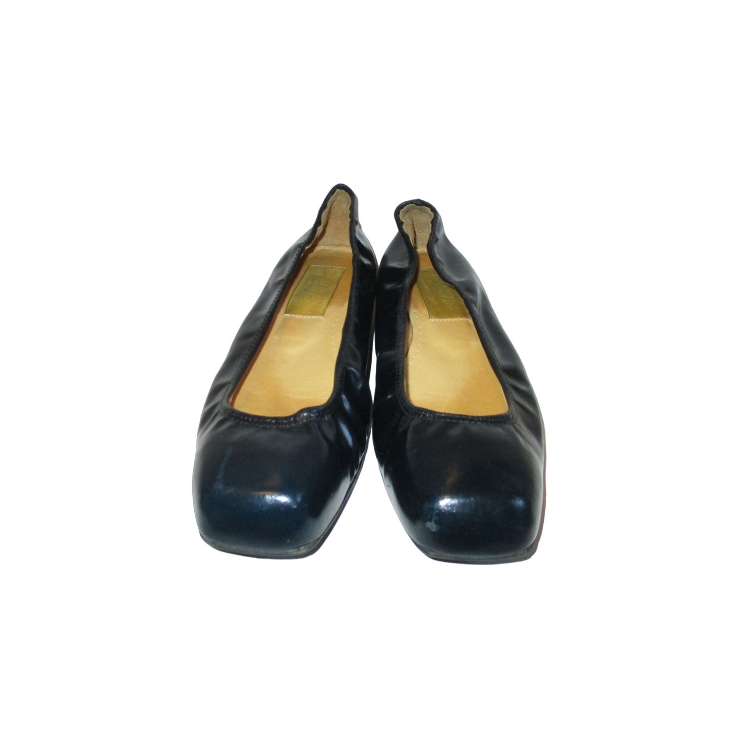 Lanvin Black Patent Leather River 2007 Ballet Flats