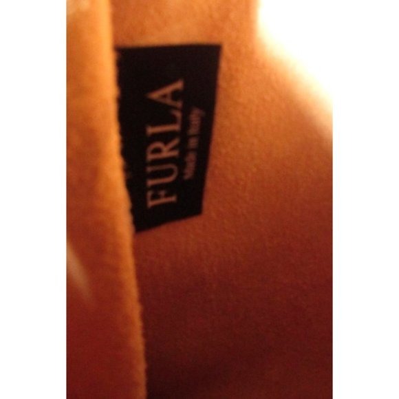 Furla Camel and Brown Leather Petite Tote