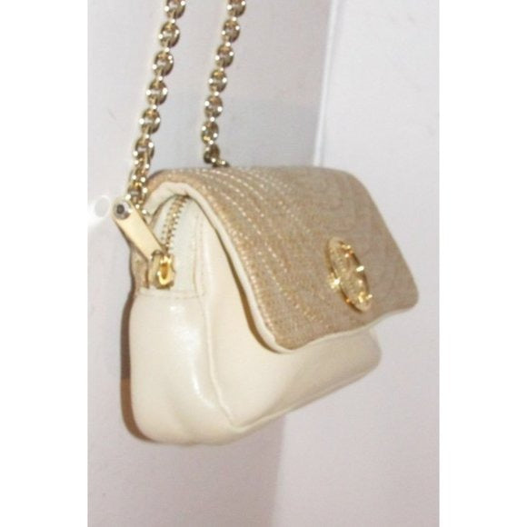 Henri Bendel Buttery Soft Ivory Leather Crossbody