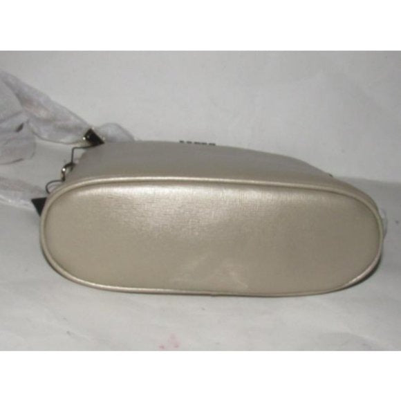 FURLA 'Miky' Pale Gold Leather Cross Body Bag