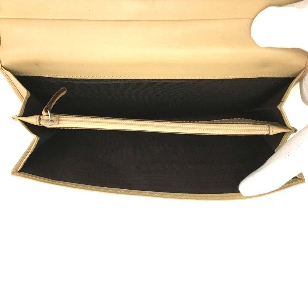 RARE Gucci Tom Ford tan leather XL continental bi-fold wallet