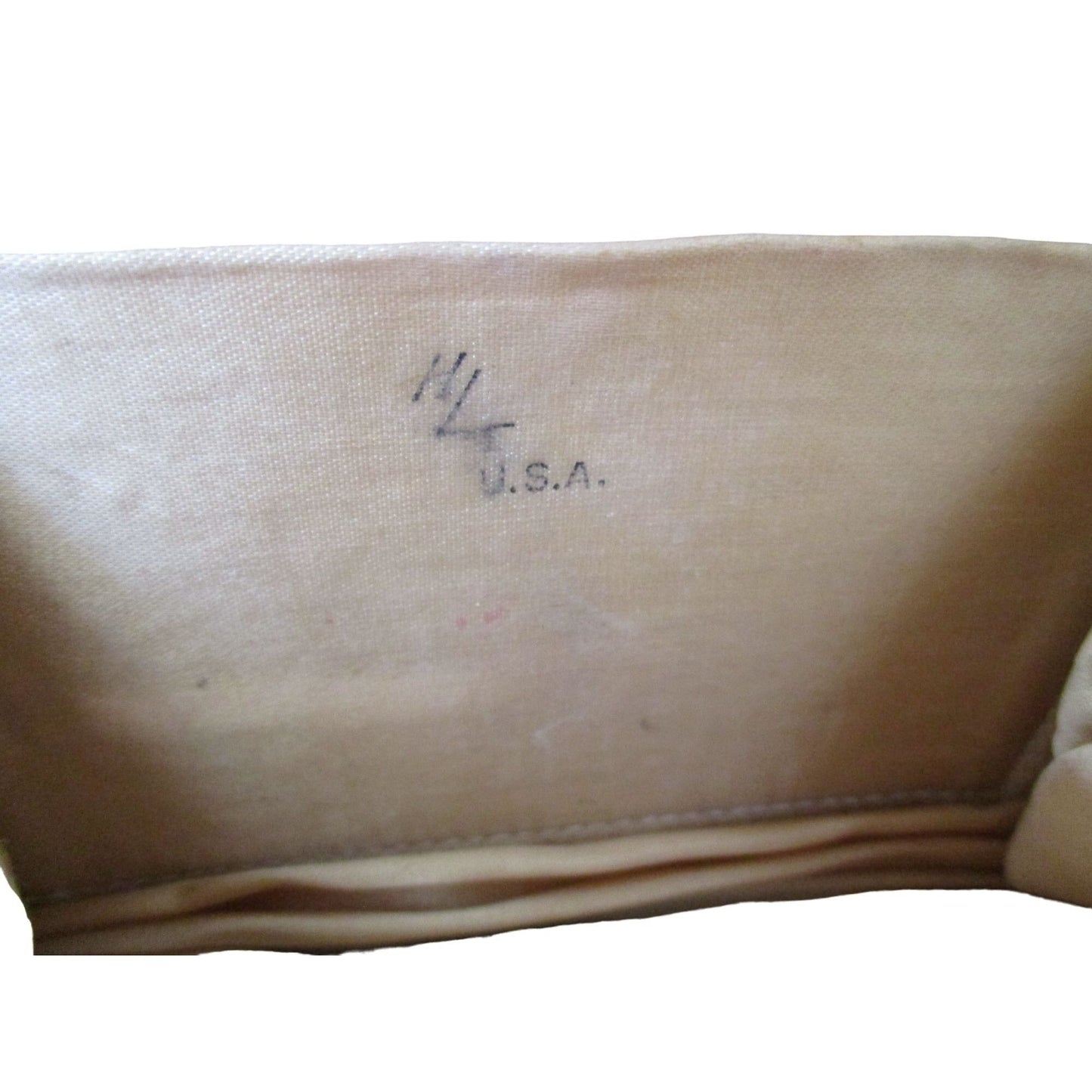 Mod Harry Levine Gold Leather Two-Way Bag w Chain Strap