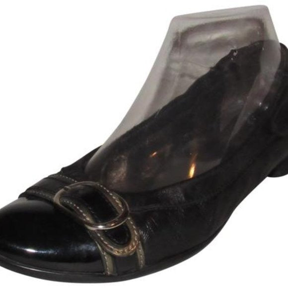 Attilio Giusti Leombruni (AGL) , size 7, Prema Black Flats