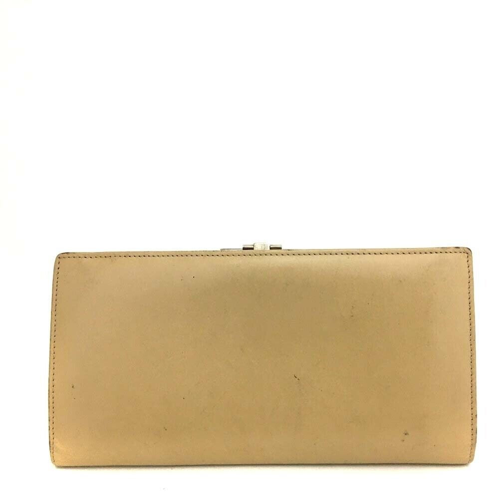 RARE Gucci Tom Ford tan leather XL continental bi-fold wallet