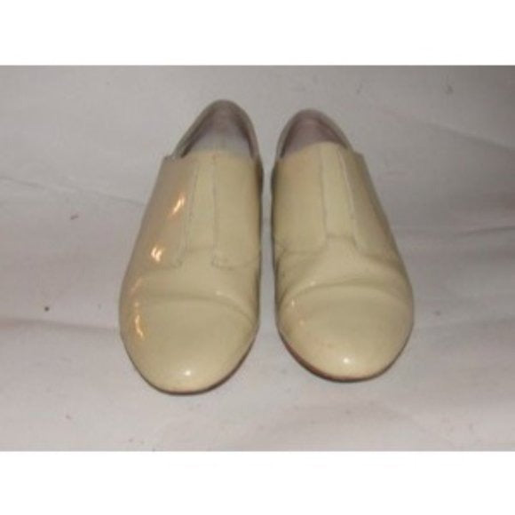 Tsubo Light Beige Pale Yellow Patent Loafer