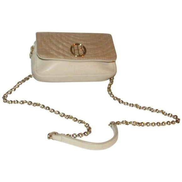 Henri Bendel Buttery Soft Ivory Leather Crossbody