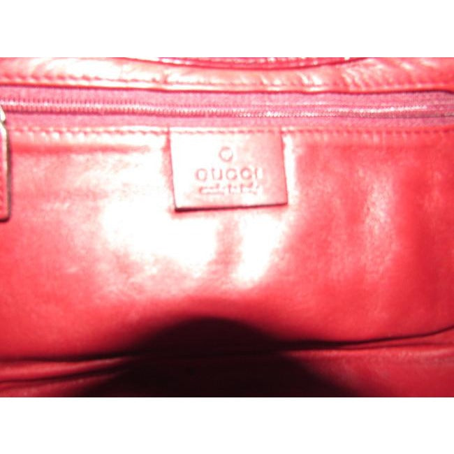 Tom Ford era Gucci Jackie Burgundy Eel Skin Leather Purse