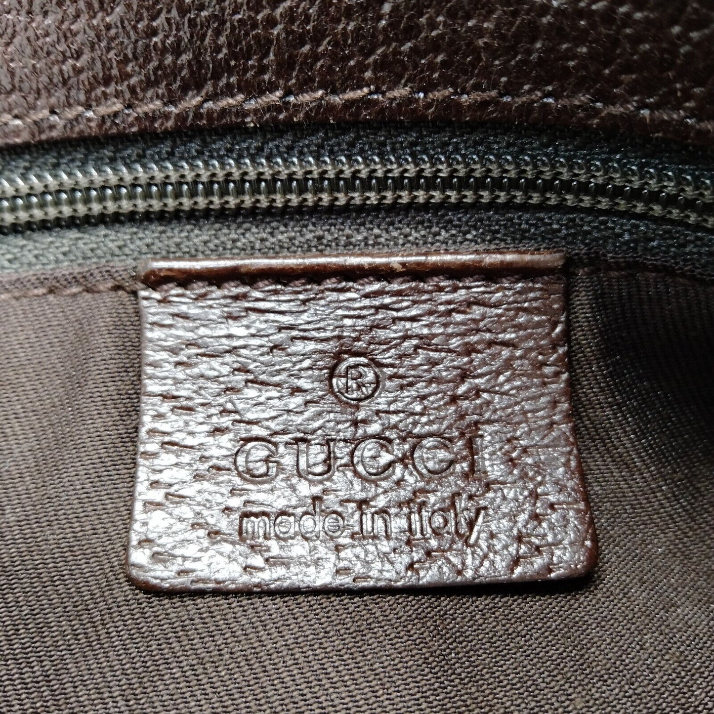 Gucci brown Guccissima print Tom Ford era Eclipse tote