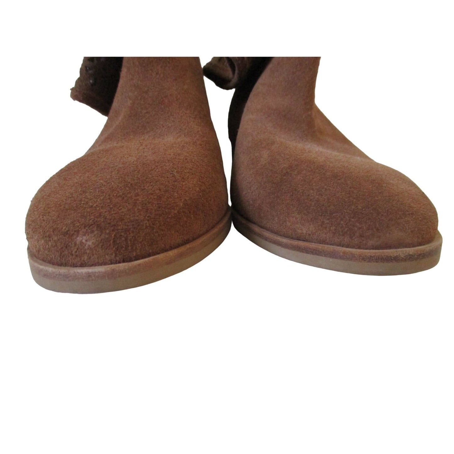 Michael Kors, NWOT, camel suede, size 8, ankle boots with pierced design
