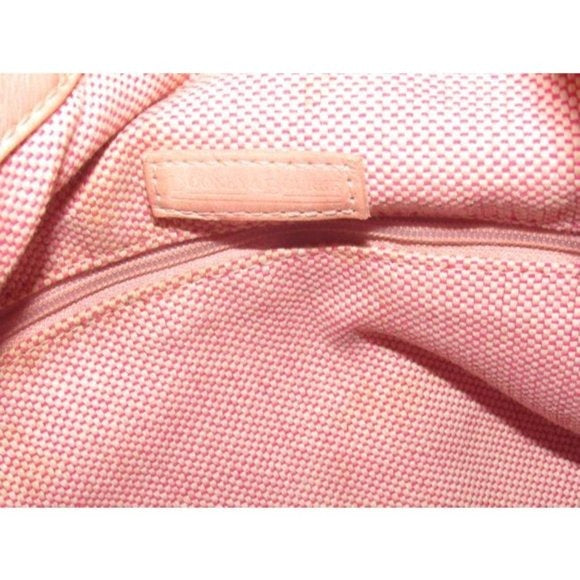 Dooney And Bourke Pink Crocodile Embossed Leather Hobo Bag