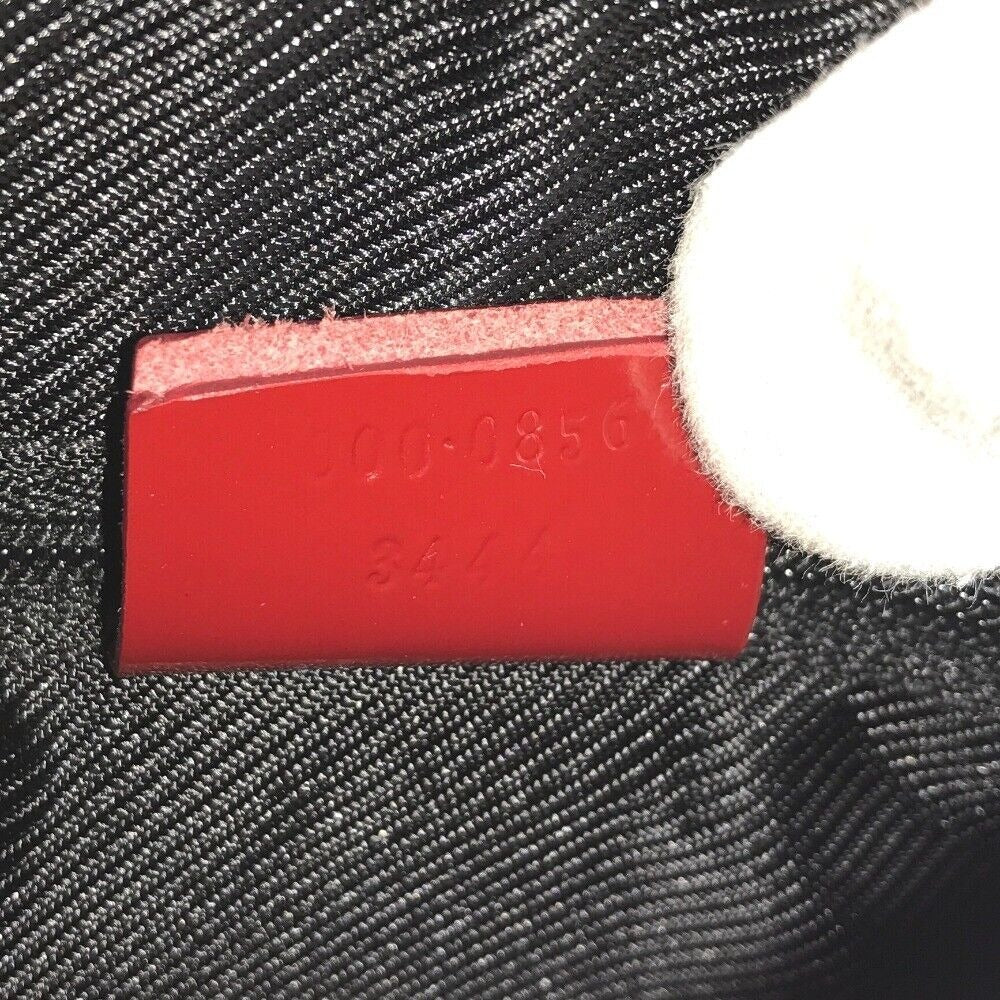 Gucci 1990's red Guccissima print Tom Ford leather satchel