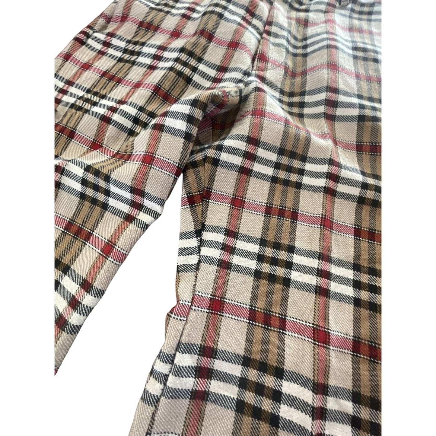 Levis 1970s, red tab Panatela plaid pants