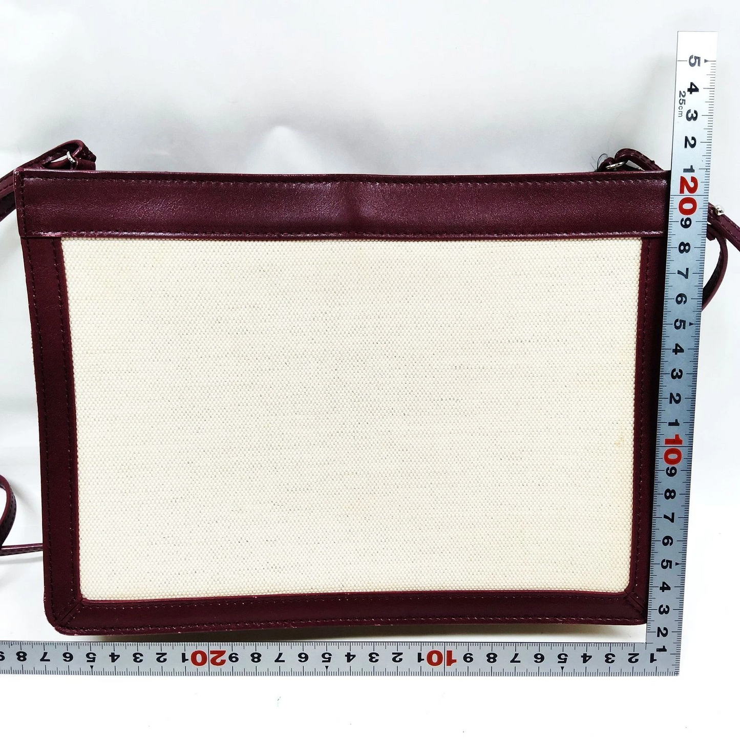 Balenciaga canvas & leather two-way classic logo purse