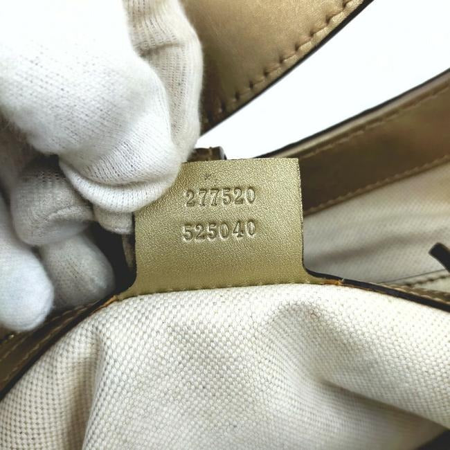 Gucci Metallic Gold Diamante Leather Jackie 1961 XL Hobo