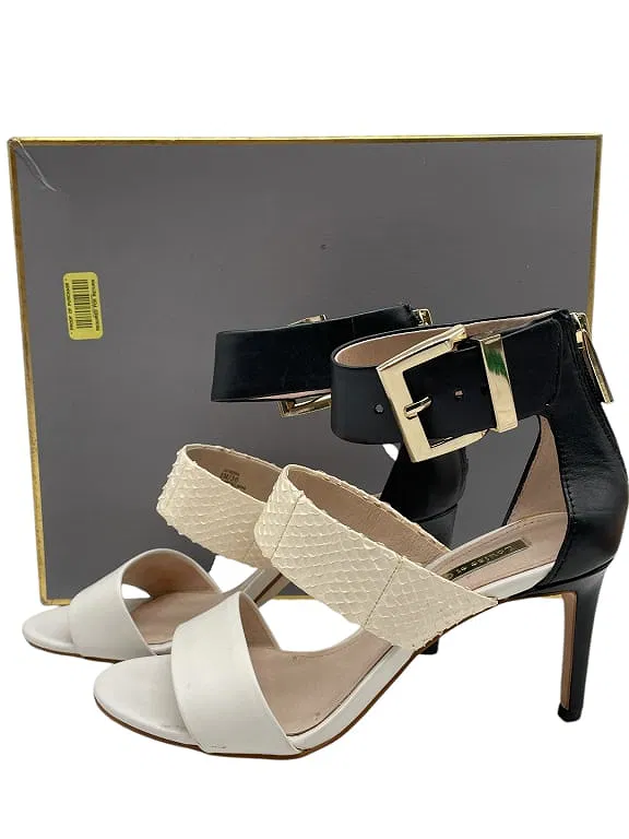 LOUISE ET CIE DESIGNER ALLIGATOR SANDALS SZ 6