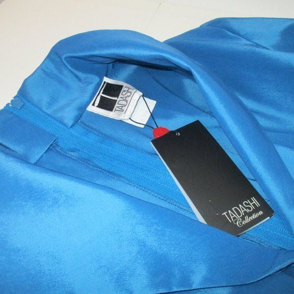 TADASHI CollectionTeal Blazer Ruched Rhinestone 'Cuff - NWT