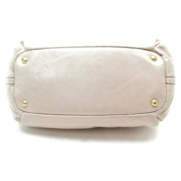 Miu Miu Vitello Lux Crystal Heart Pink Leather Two Way Satchel Cross Body Bag