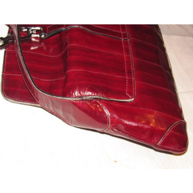 Tom Ford era Gucci Jackie Burgundy Eel Skin Leather Purse