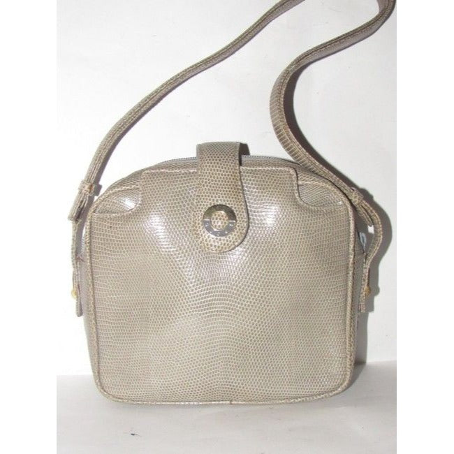 Gucci Honey Brown Lizard Skin Leather Cross body / Satchel