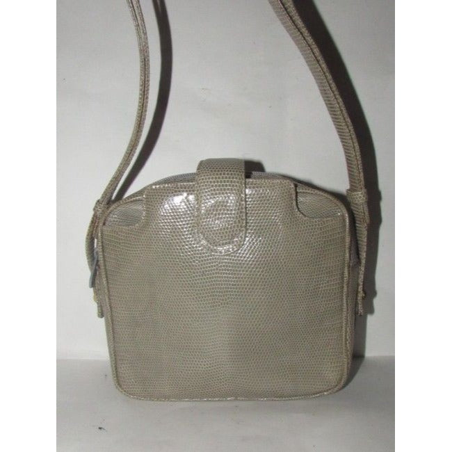 Gucci Honey Brown Lizard Skin Leather Cross body / Satchel