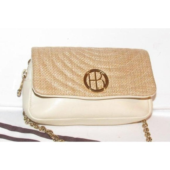 Henri Bendel Buttery Soft Ivory Leather Crossbody