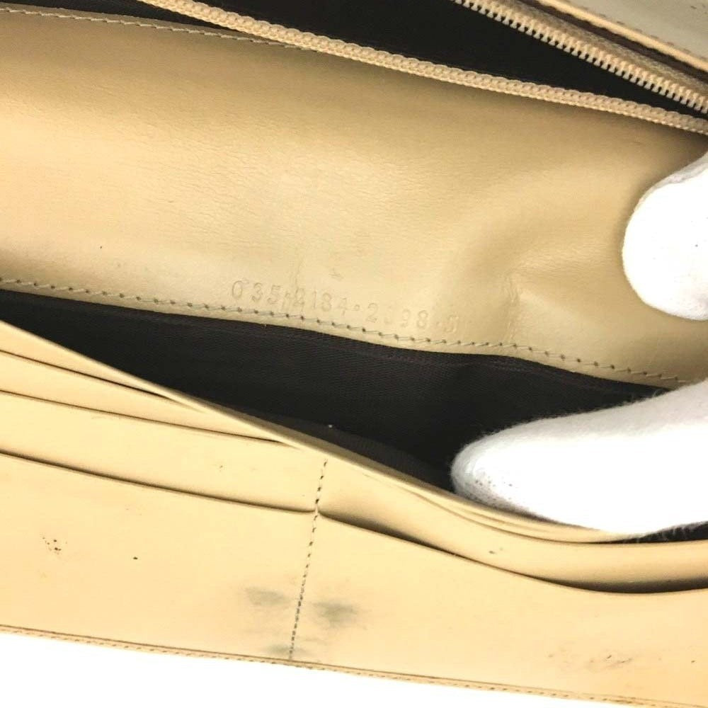 RARE Gucci Tom Ford tan leather XL continental bi-fold wallet