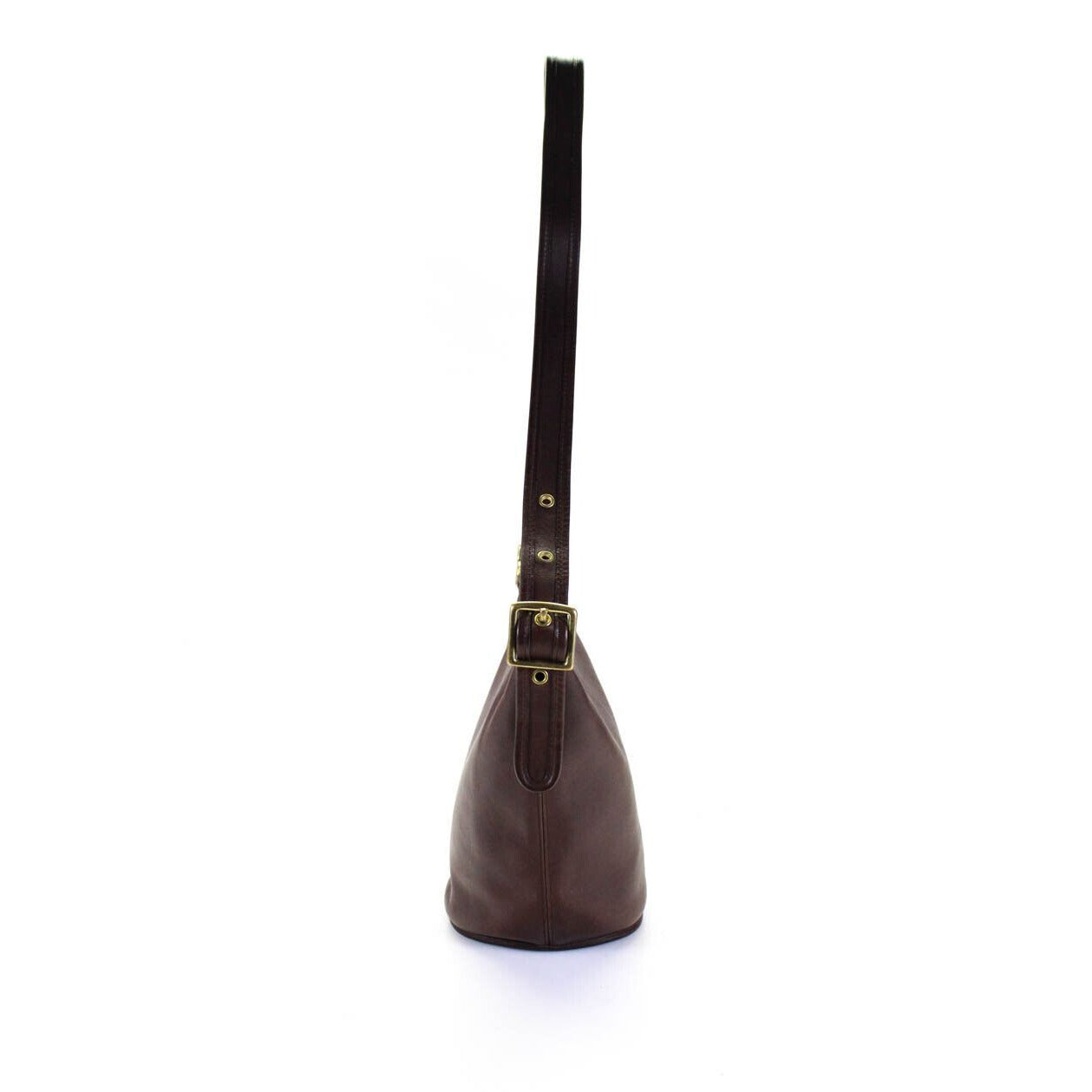 Coach USA brown leather Legacy 9953 bucket bag cross-body