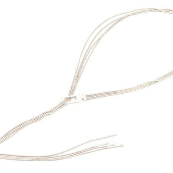 Gucci sterling three strand lariat necklace w square G clasp