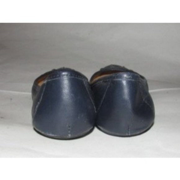 Nine West, Size 7, Navy Blue Modern Ballet Flats with Round Toes
