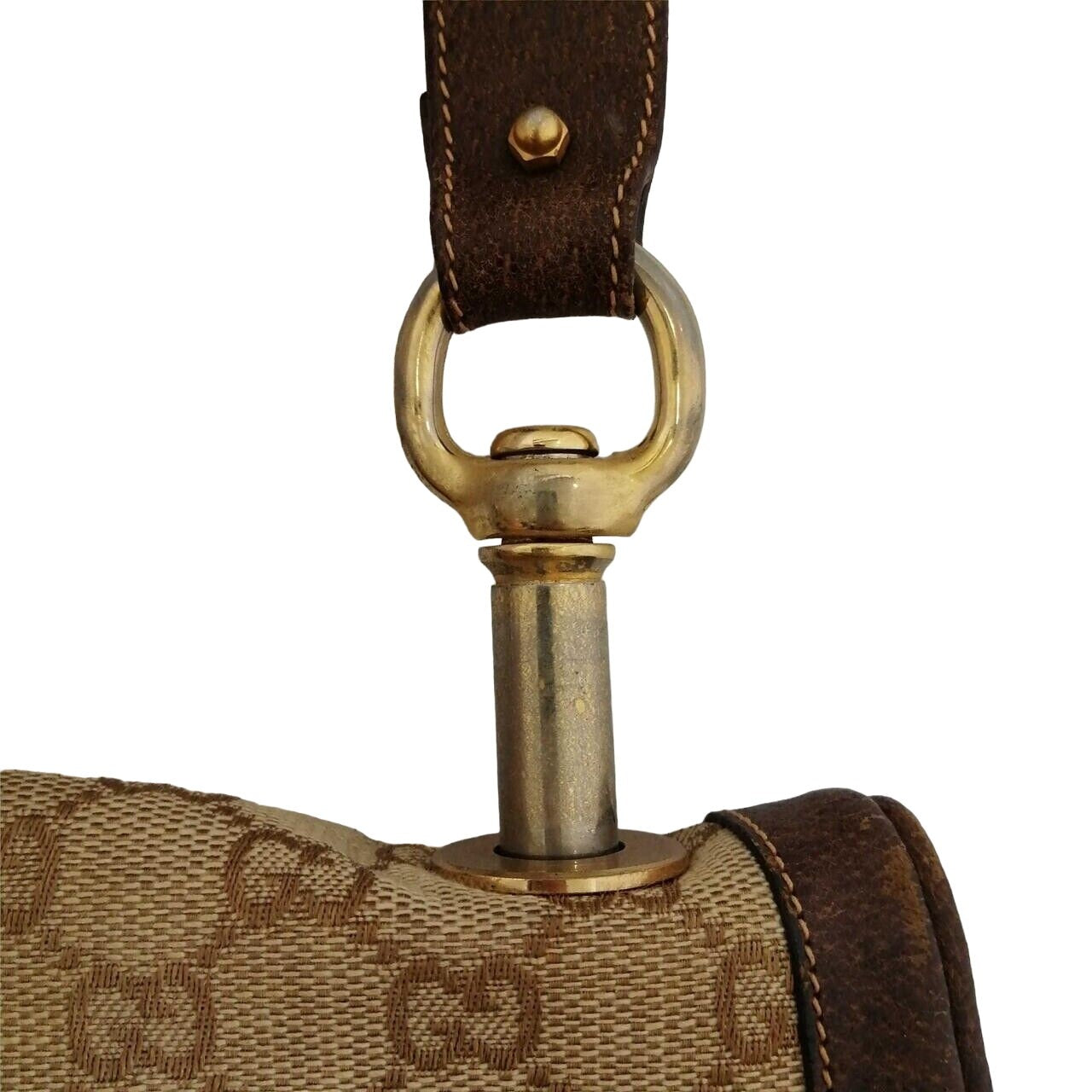 Gucci brown Guccissima print Blondie saddle bag